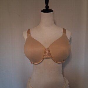 Women's Vanity Fair Beauty back, full figure underwire. 40D. tan color. Back